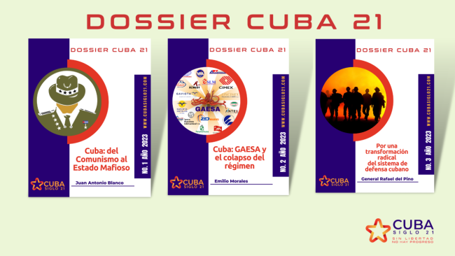 Cartel de la presentación del informe preliminar de la ONG Cuba Siglo 21.