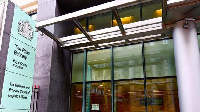 Sede de la Sala Comercial del Tribunal Superior de Londres donde se celebró el juicio.