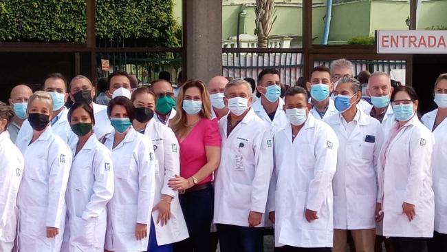 Médicos cubanos en México. 