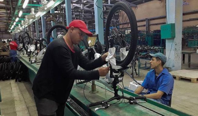 Producción de bicicletas en Villa Clara. 