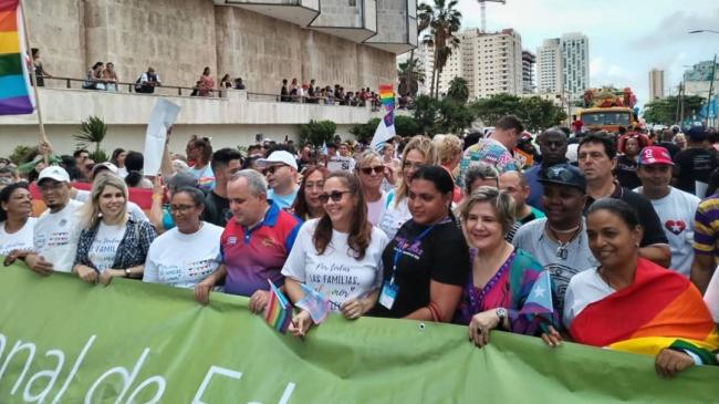 La marcha oficialista LGTBIQ+ en La Habana.