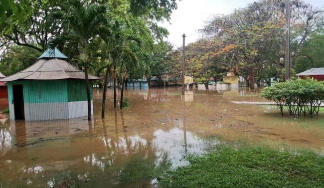 Inundaciones por lluvias en Cuba.