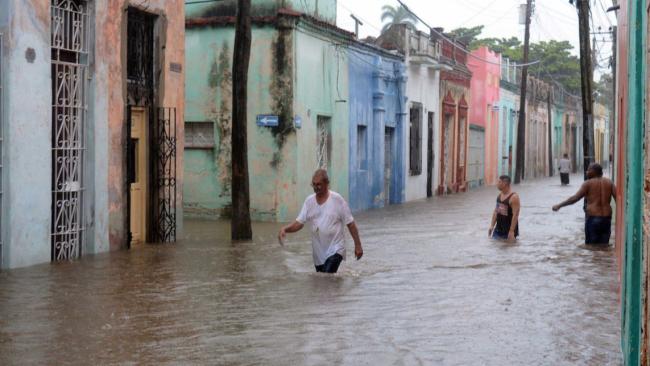 Inundaciones en Camagüey.