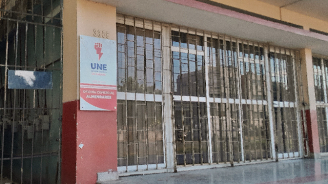 Oficina de la Unión Eléctrica en La Habana.