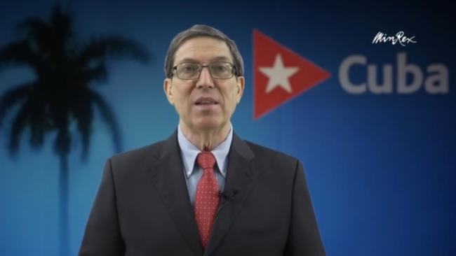 El ministro de Relaciones Exteriores de Cuba, Bruno Rodríguez Parrilla.
