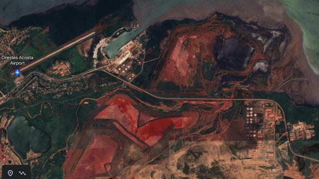 La contaminación ambiental en Moa, vista desde el espacio.