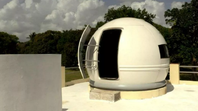 Telescopio ruso en el Instituto de Geofísica y Astronomía (IGA) de La Habana.