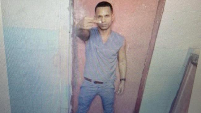 Maykel "Osorbo" en una foto sacada de forma clandestina de la prisión.