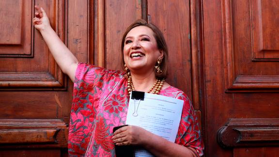 Xóchitl Gálvez, senadora opositora.