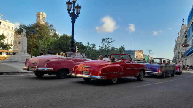 Turistas en La Habana.