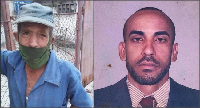 Los presos políticos cubanos Amalio Álvarez y Jorge Reinier Arias García.