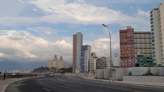 Vista del Malecón de La Habana.
