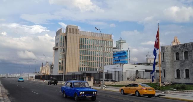 Embajada de EEUU en La Habana.