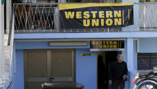 Oficina de Western Union en La Habana.