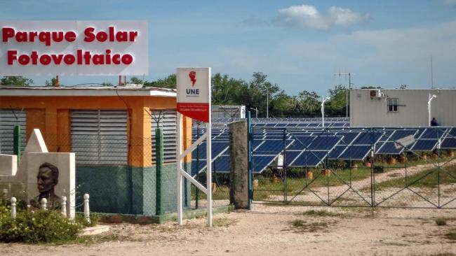 Parque fotovoltaico en Jiguaní, Granma.
