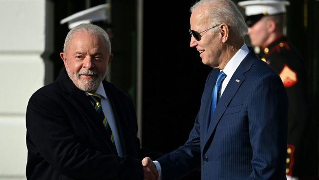 Lula y Biden durante un encuentro en la Casa Blanca.