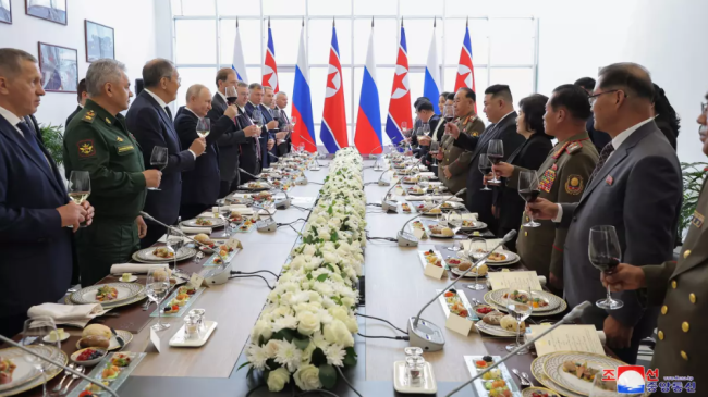 Cumbre entre Vladimir Putin y Kim Jong-un en Rusia.