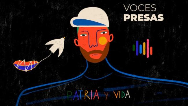 Maykel Castillo "Osorbo" en una imagen de la campaña "Voces Presas".