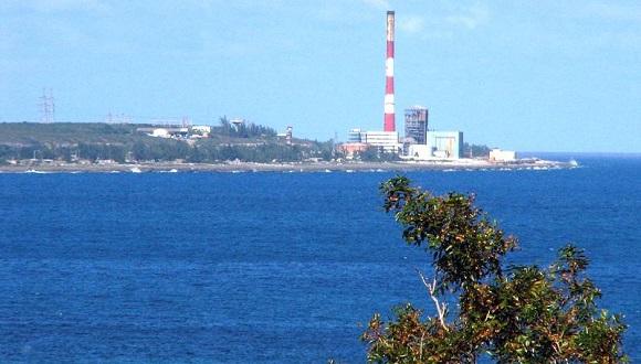 Termoeléctrica Antonio Guiteras en la ciudad de Matanzas.