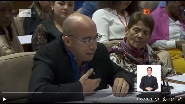 El director del portal estatal 'Cubadebate', Randy Alonso.