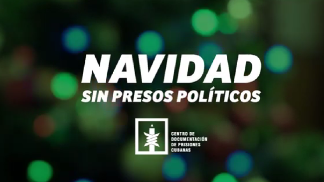 Imagen de la campaña Navidad sin presos políticos.