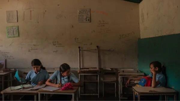 Un aula en Venezuela.