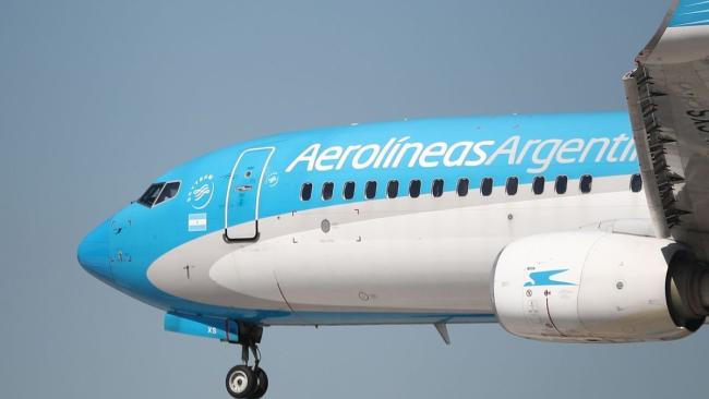 Vuelo de Aerolíneas Argentinas.