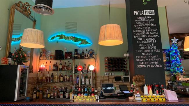 Bar cubano en Madrid. 
