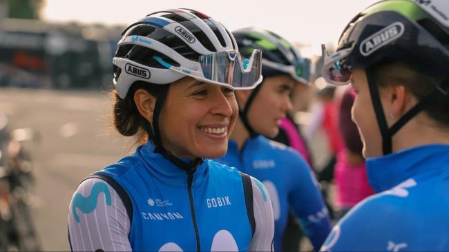 La ciclista cubana Arlenis Sierra.