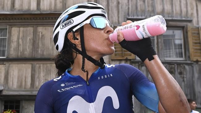 La ciclista cubana Arlenis Sierra.