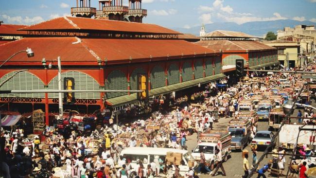 Mercado en Puerto Príncipe, Haití.