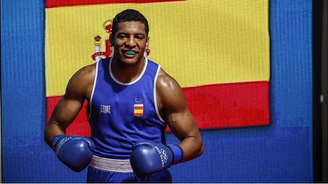 El boxeador cubano nacionalizado español Enmanuel Reyes Pla.