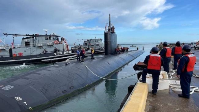 Un submarino de la Marina de EEUU.