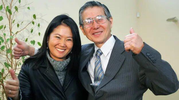 Keiko y Alberto Fujimori, 2016.