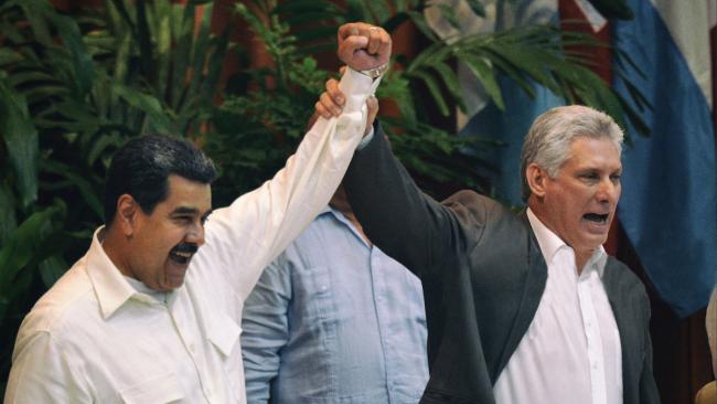 Nicolás Maduro y Díaz-Canel en La Habana.