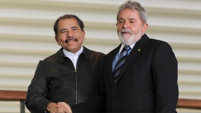 Daniel Ortega y Lula da Silva, en tiempos en que eran aliados.