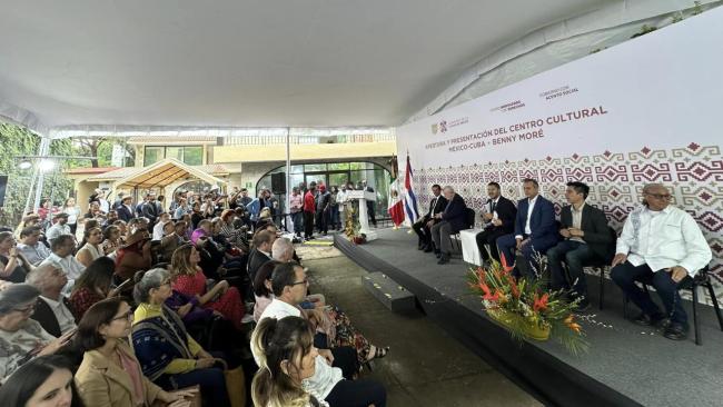 Inauguración del Centro Cultural México-Cuba Benny Moré.