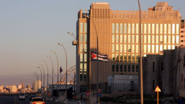 Embajada de EEUU en La Habana.