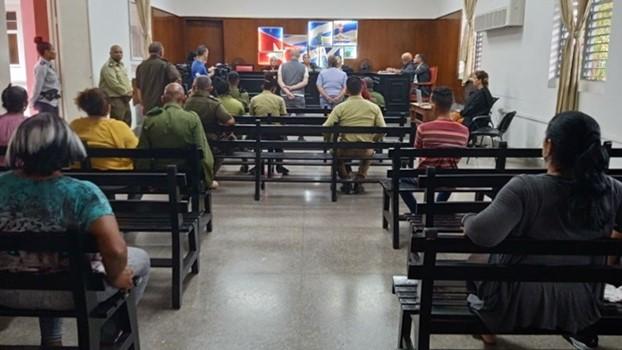 Vista del juicio desarrollado en Cienfuegos.