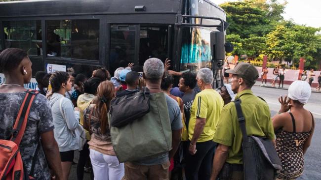 Transporte público en Cuba.