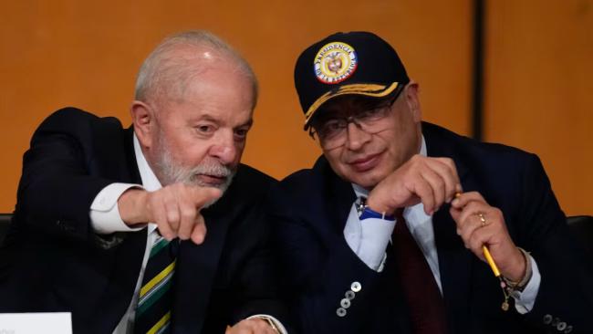 Lula da Silva y Gustavo Petro, abril de 2023.