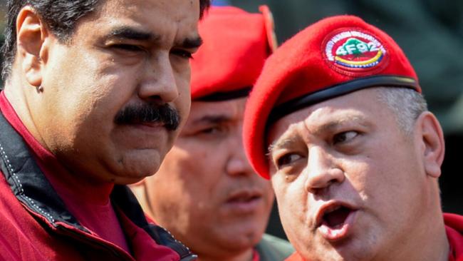 Nicolás Maduro y Diosdado Cabello. Archivo.