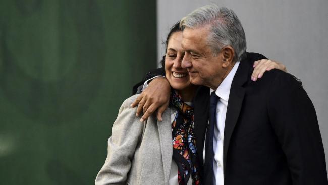 Claudia Sheinbaum y Andrés Manuel López Obrador.