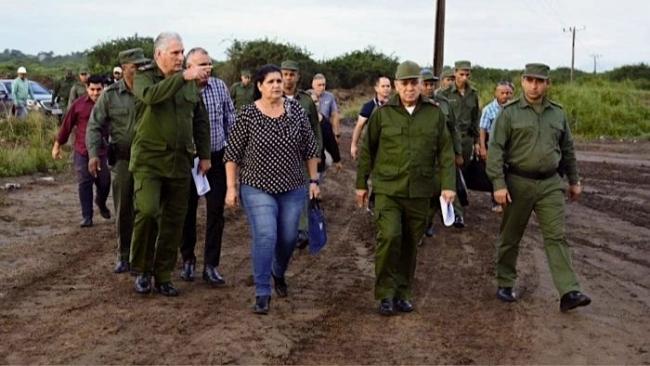 Miguel Díaz-Canel de recorrido por la provincia de Mayabeque.