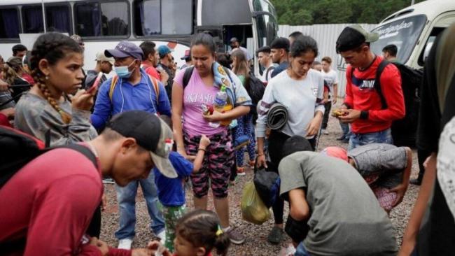 Migrantes extranjeros en Honduras.