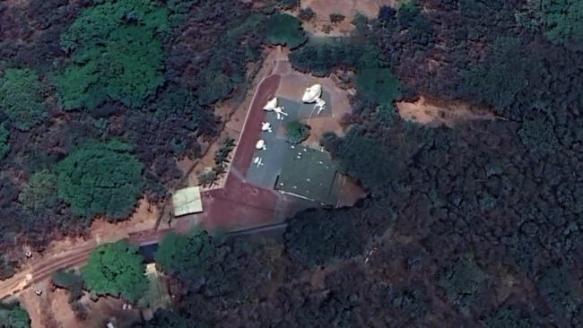 Base de espionaje de Cerro Mokorón, en Nicaragua.