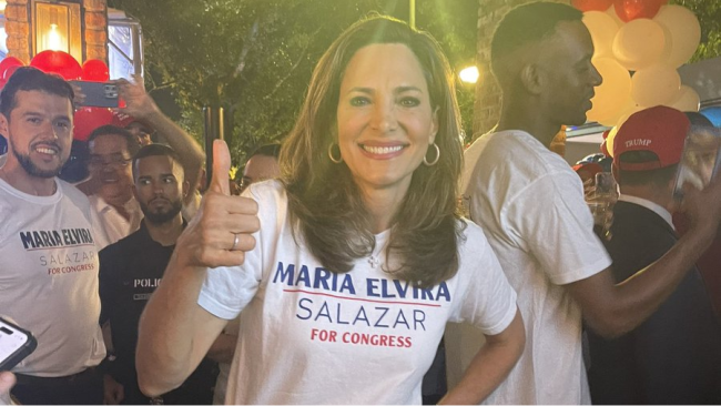 La congresista cubanoamericana María Elvira Salazar.