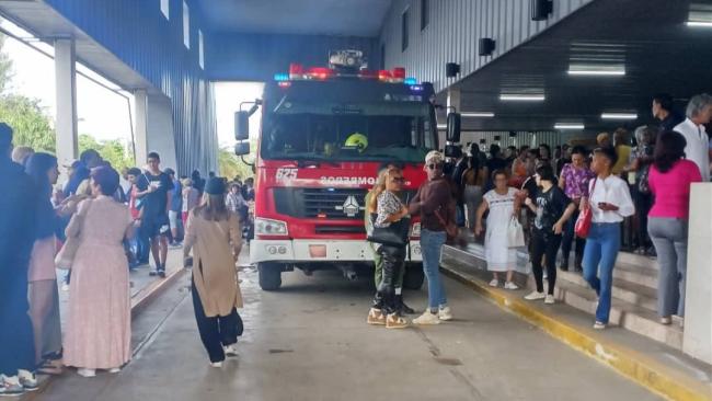 Bomberos en Pabexpo.