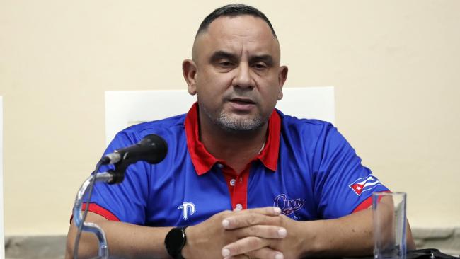 El presidente de la Federación Cubana de Béisbol y Sóftbol (FCBS), Juan Reinaldo Pérez Pardo.