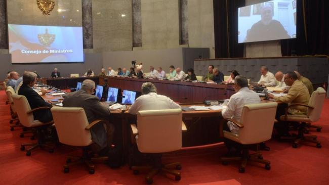 Reunión del Consejo de Ministros.